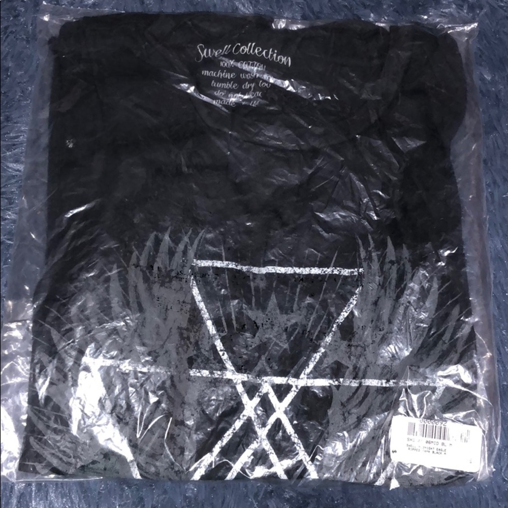 🆕Swell Midnight Eagle Ripped Tank - Picture 5 of 5